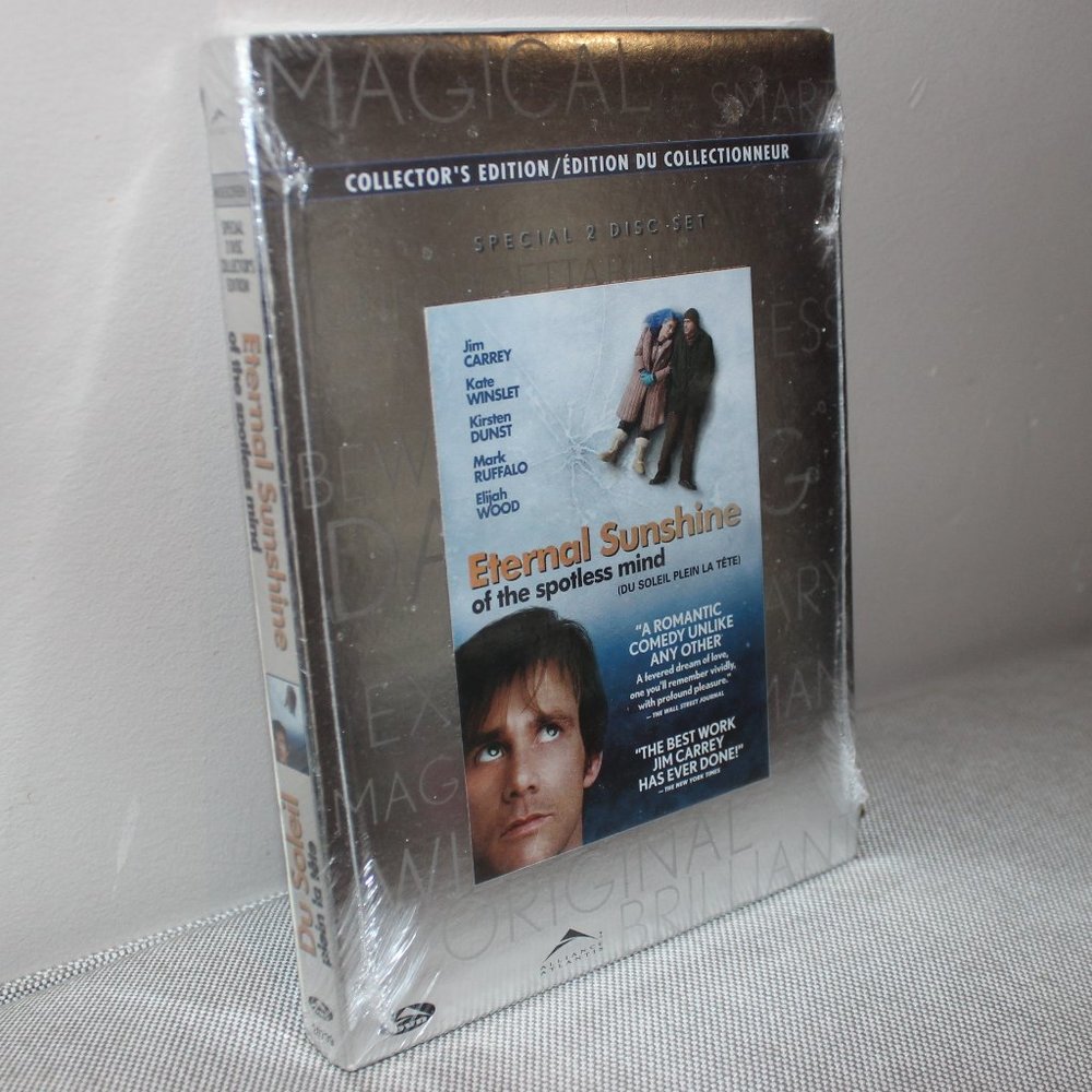 3/$28❤️new 2-disc Eternal Sunshine of the Spotless Mind DVD Collector's Edition